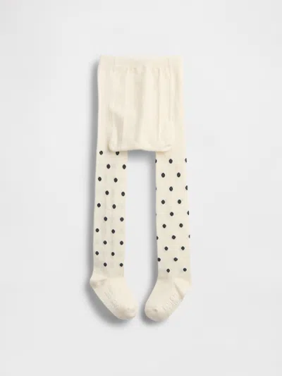 Gap Baby & Toddler Polka Dot Tights In White
