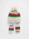 Gap Baby & Toddler Pom Beanie & Mittens Set