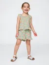 Gap Baby & Toddler Poplin Ruffle Outfit Set In Multi Floral