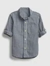 Gap Toddler Gingham Print Shirt In Navy Gingham