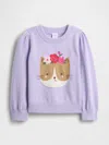 Gap Baby & Toddler Puff-sleeve Sweater In Purple