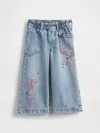 Gap Baby & Toddler Pull-on Baggy Wide-leg Jeans In Blue