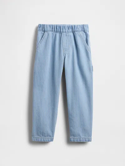 Gap Baby & Toddler Pull-on Cargo Baggy Jeans In Blue