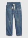 Gap Toddler Pull-on Slim Jeans With Washwell In Medium Destroy