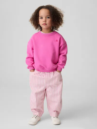 Gap Baby & Toddler Pull-on Stripe Barrel Jeans In Pink