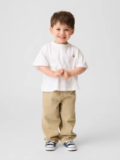 Gap Baby & Toddler Pull-on Baggy Jeans In Neutral