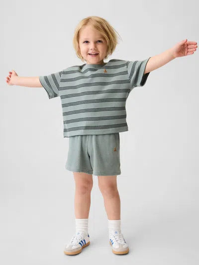 Gap Kids' Baby & Toddler Pull-on Waffle Shorts In Green