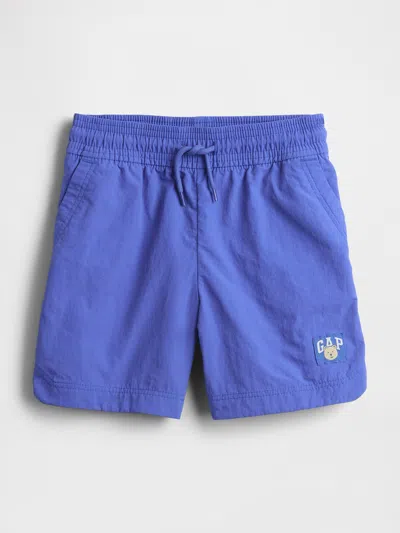 Gap Baby & Toddler Quick-dry Shorts In Dazzling Blue
