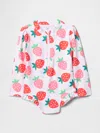 Gap Baby & Toddler Rash Guard Swim One-piece In Off White