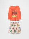 Gap Baby & Toddler Rash Guard Swim Set In Neon Hot Lava Orange