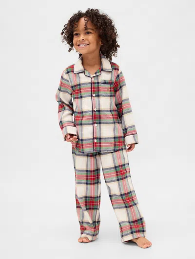 Gap Kids' Baby & Toddler Recycled Flannel Pj Set In Multi