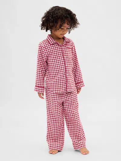 Gap Kids' Baby & Toddler Recycled Flannel Pj Set In Multi