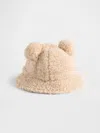 Gap Baby & Toddler Recycled Sherpa Bear Bucket Hat