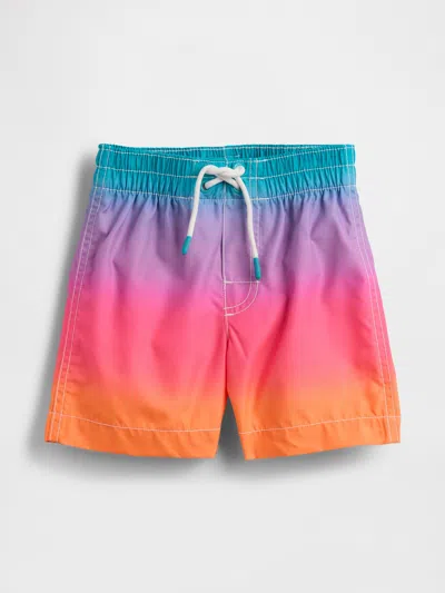 Gap Baby & Toddler Recycled Swim Trunks In Multi