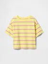 Gap Baby & Toddler Relaxed Stripe T-shirt In Fresh Yellow