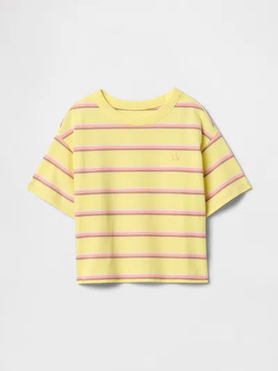 Gap Baby & Toddler Relaxed Stripe T-shirt In Fresh Yellow