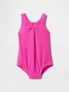Gap Baby & Toddler Rib One-piece Swimsuit In Standout Pink