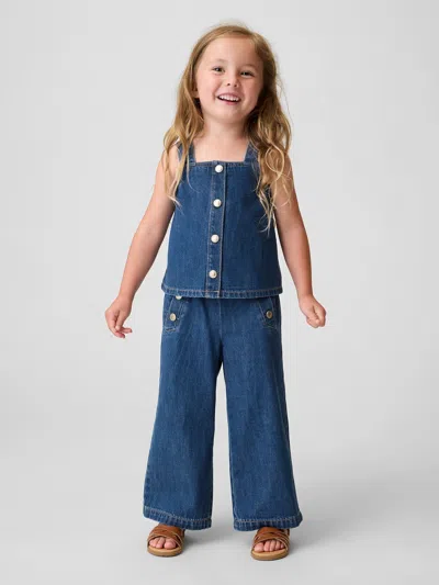 Gap Baby & Toddler Sailor Pull-on Baggy Jeans In Blue