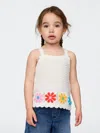 Gap Baby & Toddler Scalloped Crochet Tank Top In Ivory Frost