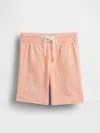 Gap Baby & Toddler Seersucker Swim Trunks In Orange Stripe