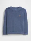 Gap Baby & Toddler Shaker-stitch Sweater In Blue
