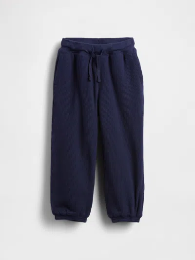 Gap Baby & Toddler Sherpa-lined Thermal Joggers In Blue