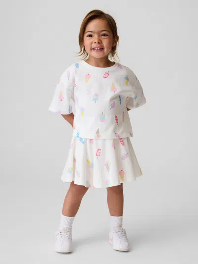 Gap Baby & Toddler Skort Outfit Set In White