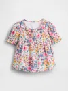 Gap Baby & Toddler Smocked Floral Top In Multi