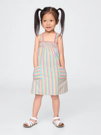 Gap Baby & Toddler Smocked Poplin Dress