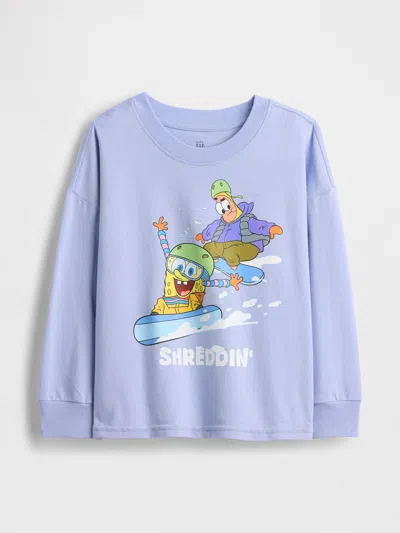 Gap Baby & Toddler Spongebob Squarepants Graphic Logo T-shirt In Blue