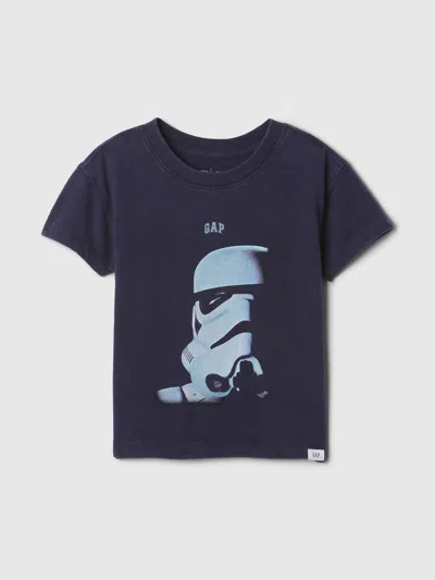 Gap Kids' Baby & Toddler Star Wars Graphic T-shirt In Dark Night Blue