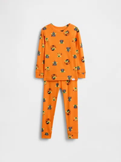 Gap Baby & Toddler Star Wars Halloween Organic Brushed Cotton Pj Set In Orange