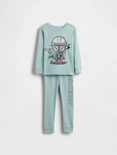 Gap Kids' Baby & Toddler Star Wars Organic Brushed Cotton Pj Set In Green