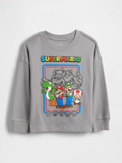 Gap Baby & Toddler Super Mario Graphic T-shirt In Gray