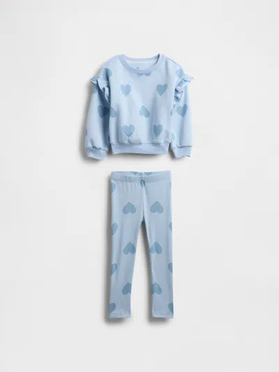 Gap Baby & Toddler Sweatshirt & Leggings Set In Blue