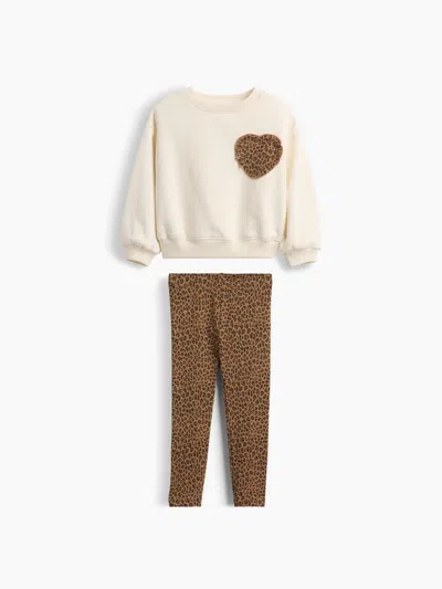 Gap Baby & Toddler Sweatshirt & Leggings Set In Brown