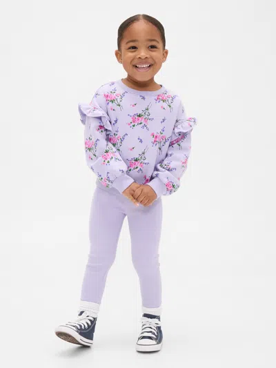 Gap Baby & Toddler Sweatshirt & Leggings Set In Purple