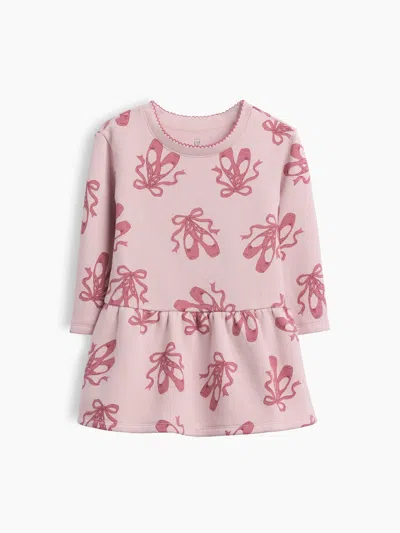 Gap Baby & Toddler Sweatshirt Dress In Pink