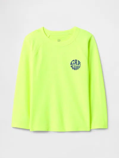 Gap Baby & Toddler Swim Rash Guard In Active Yellow