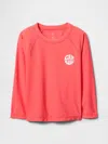 Gap Baby & Toddler Swim Rash Guard In Fresh Coral