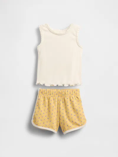 Gap Baby & Toddler Tank Outfit Set In Neutral