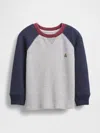 Gap Baby & Toddler Textured Crewneck In Blue
