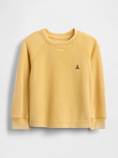 Gap Baby & Toddler Textured Crewneck In Brown