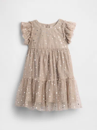 Gap Baby & Toddler Tiered Tulle Dress In Neutral