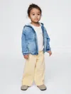 Gap Baby & Toddler Ultrasoft Pull-on Baggy Wide-leg Jeans In Pale Banana Yellow