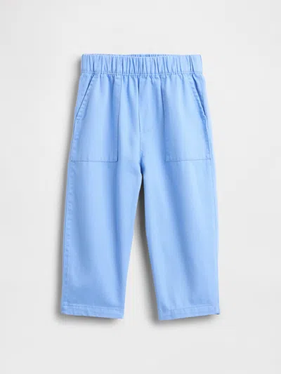 Gap Kids' Baby & Toddler Ultrasoft Pull-on Barrel Pants In Blue