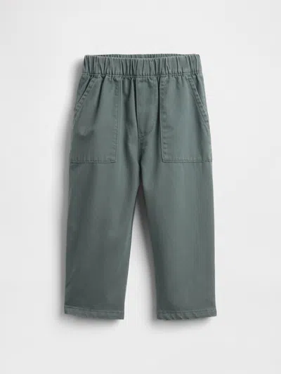 Gap Kids' Baby & Toddler Ultrasoft Pull-on Barrel Pants In Green