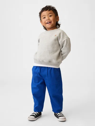 Gap Baby & Toddler Ultrasoft Pull-on Barrel Pants In Blue