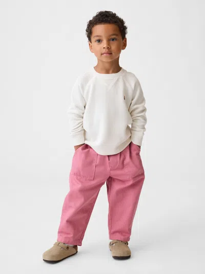 Gap Baby & Toddler Ultrasoft Pull-on Barrel Pants In Pink