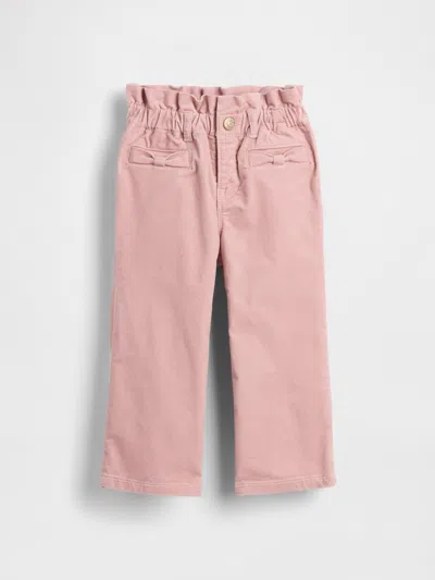 Gap Baby & Toddler Velvet Bow Stride Jeans In Pink